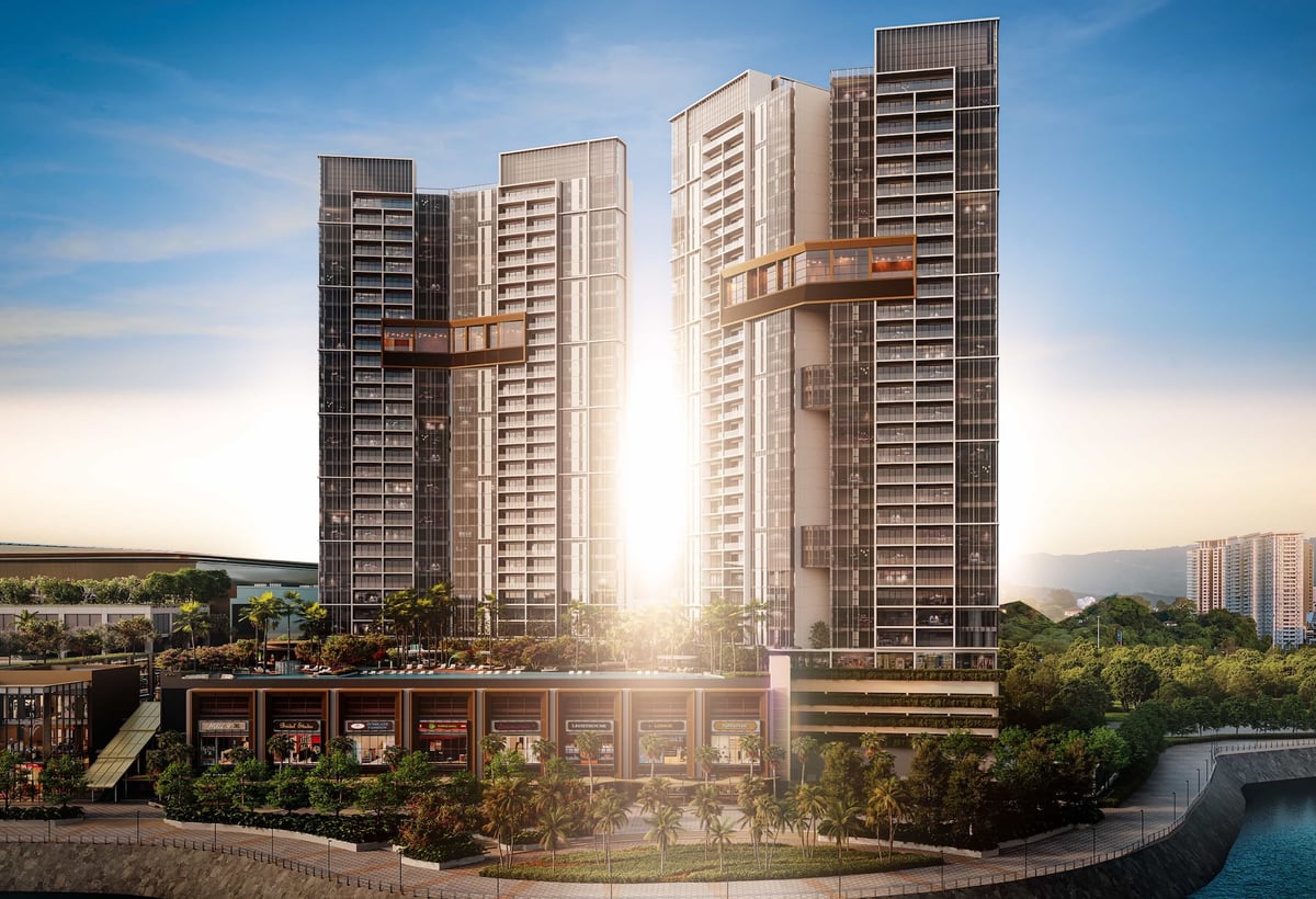 Lightwater Residences building façade
