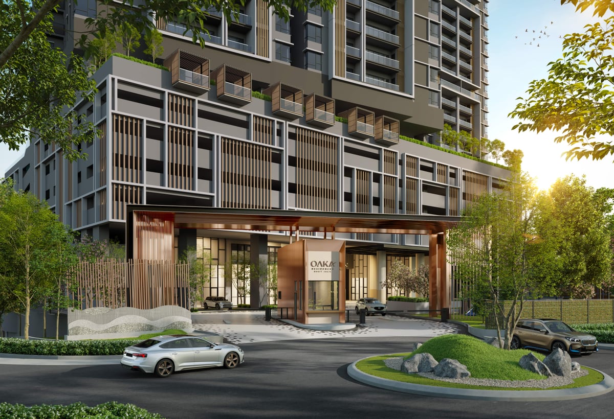 Oaka Residence building façade