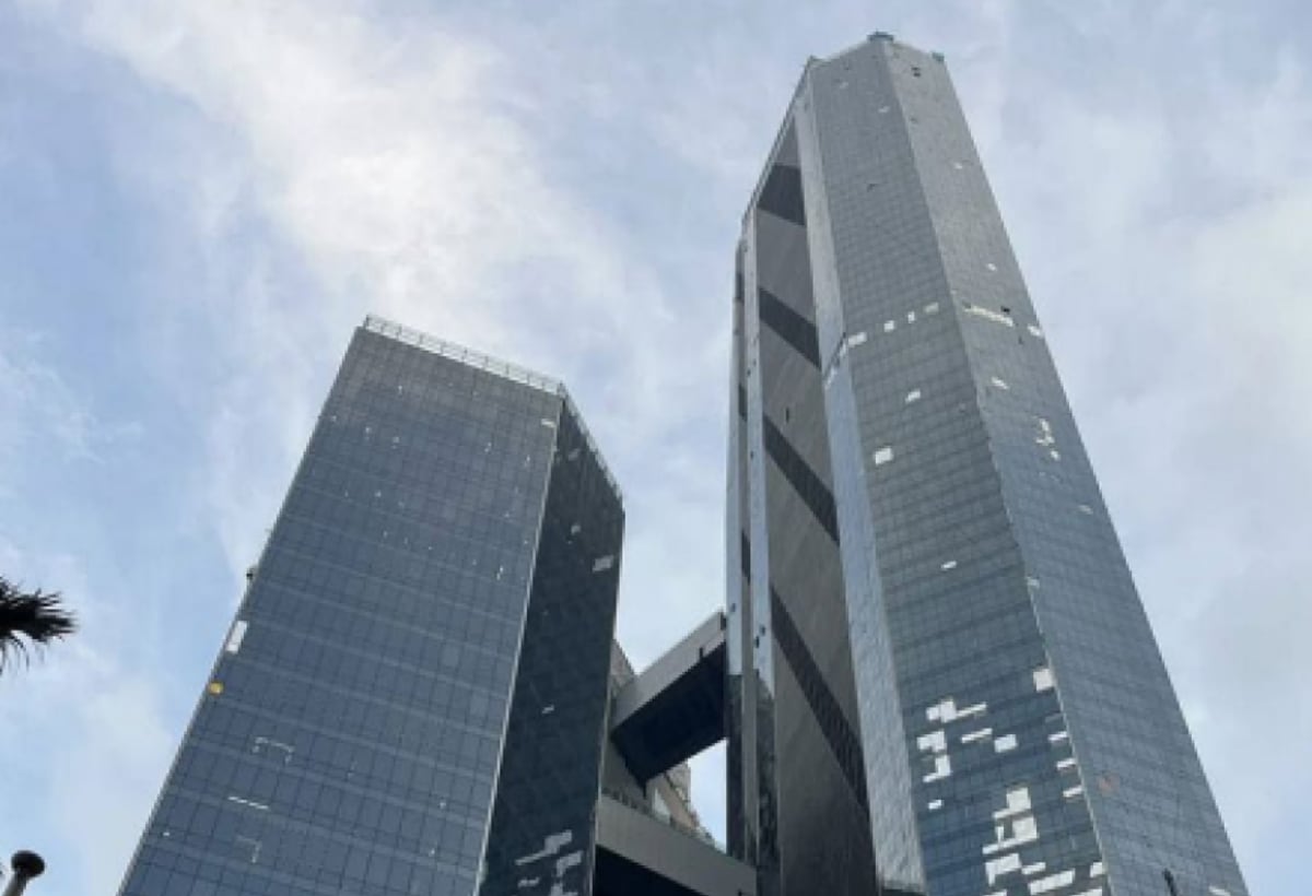 Oxley Towers building façade