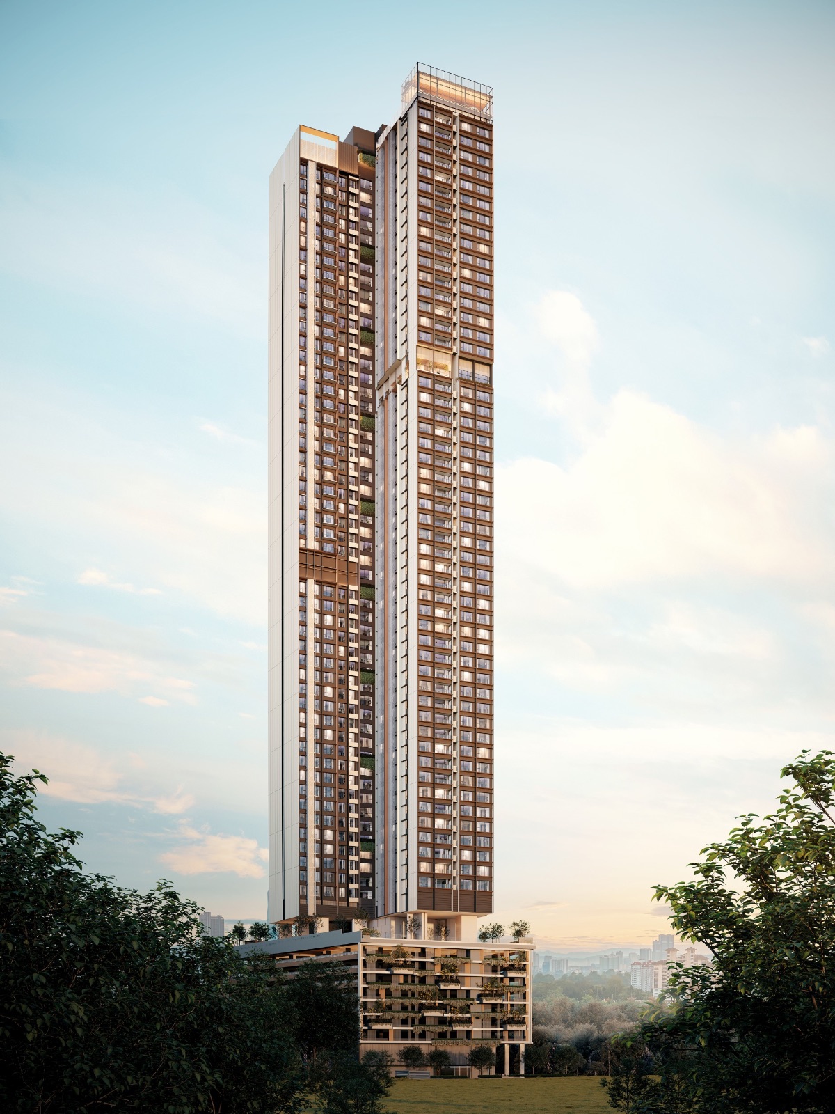 Park Side Residence building façade