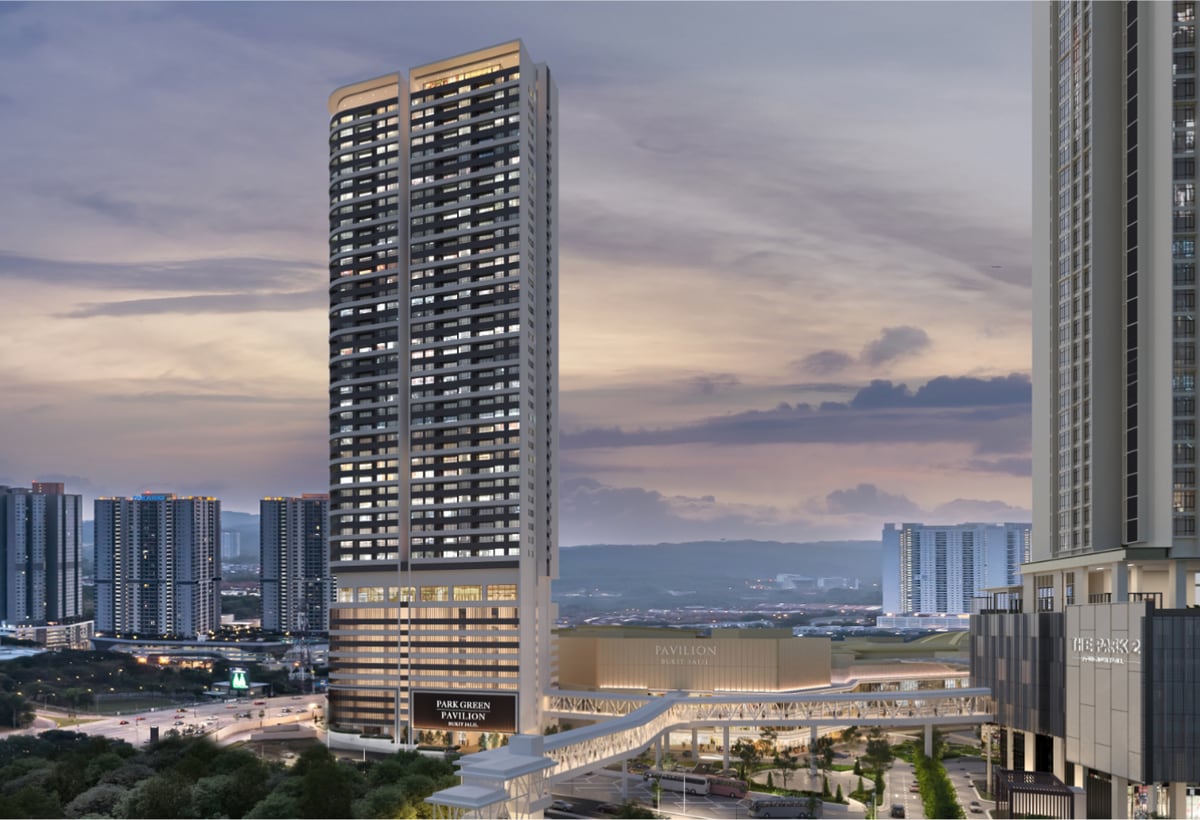 Pavilion Park Green Residence building façade