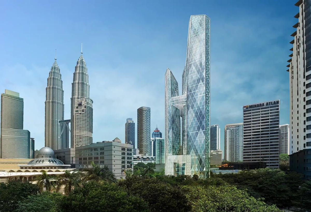 SO Sofitel Residences KLCC building façade