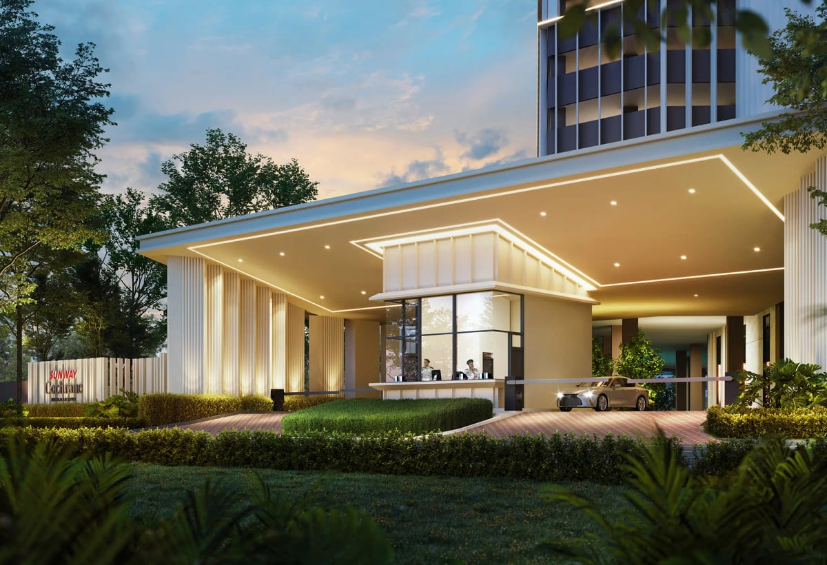 Sunway Cochrane Residence building façade
