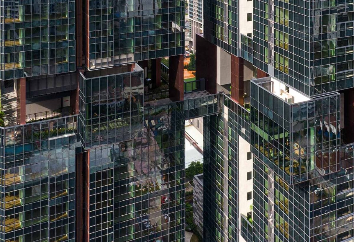 TRX Residences building façade